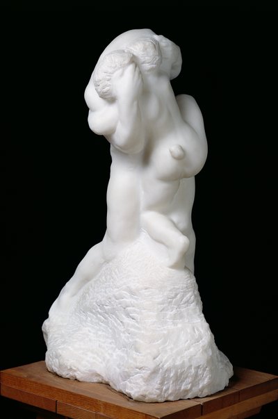 罪、1900年頃（大理石） 作： Auguste Rodin